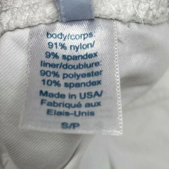 EBERJEY Womens White String Bikini Top NEW Crystal Vally Gisele REVOLVE Small S - Picture 8 of 9